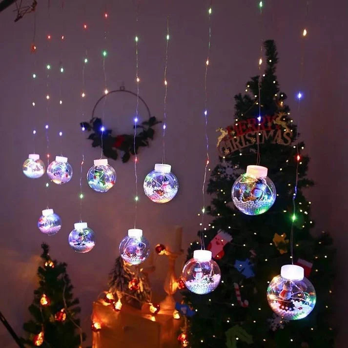 ESFERA CON DETELLOS NAVIDEÑOS